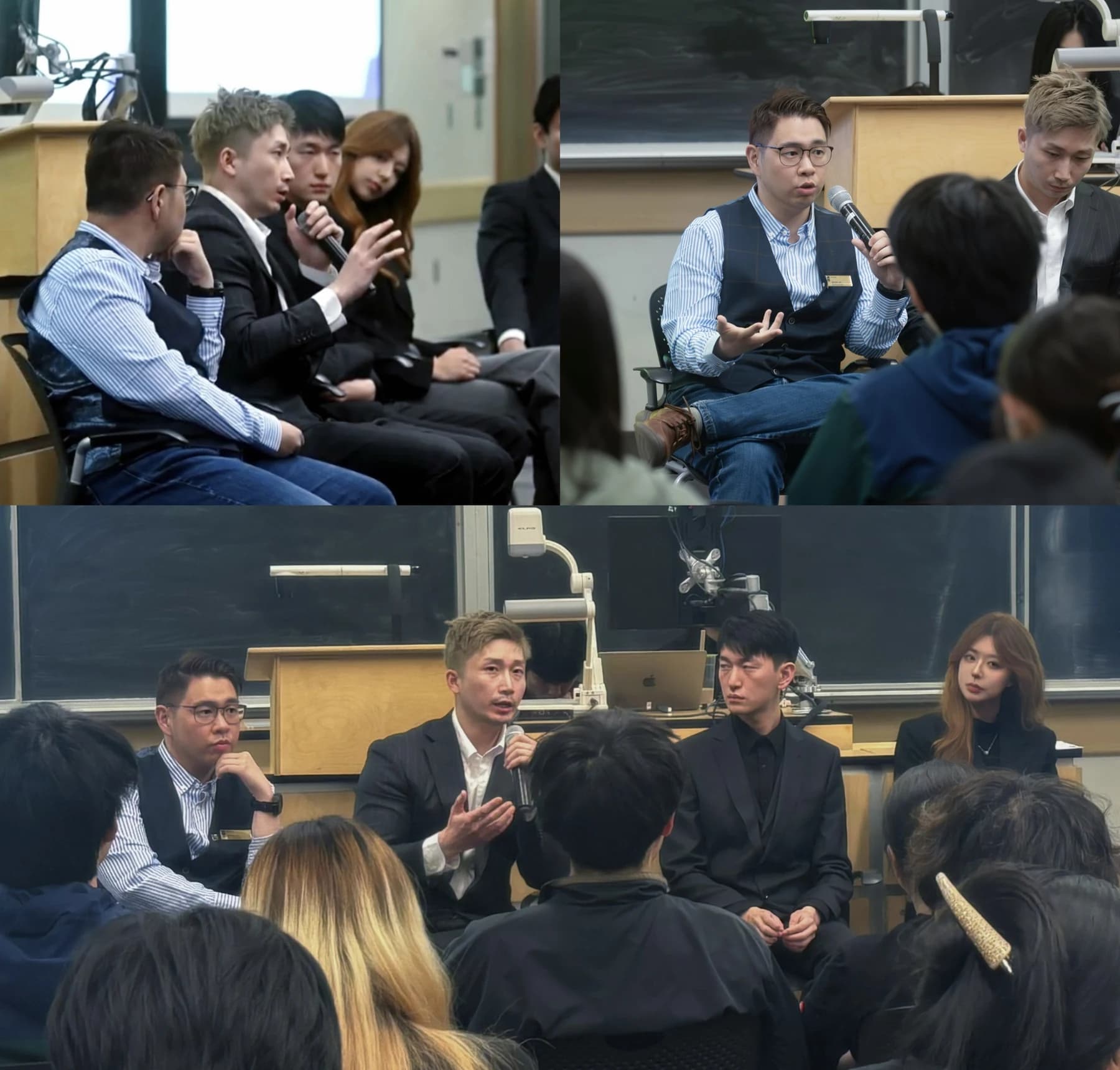 Speakers in conversation at a UBC LINK career forum